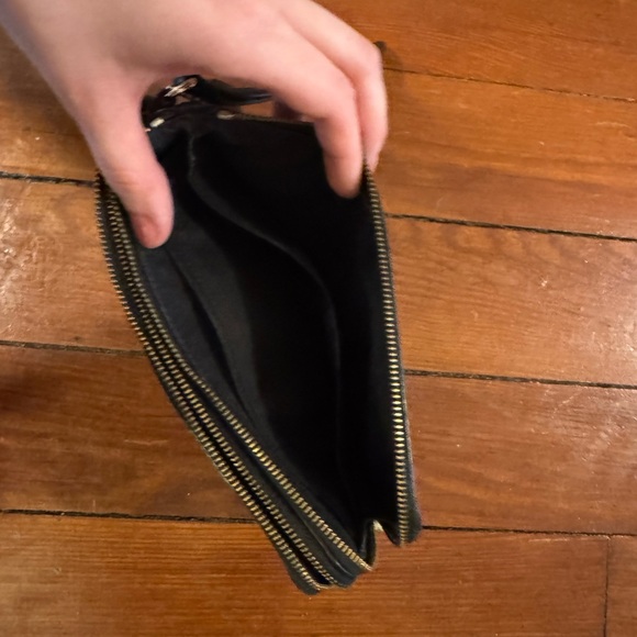 Coach Black Leather Wristlet - Picture 4 of 6